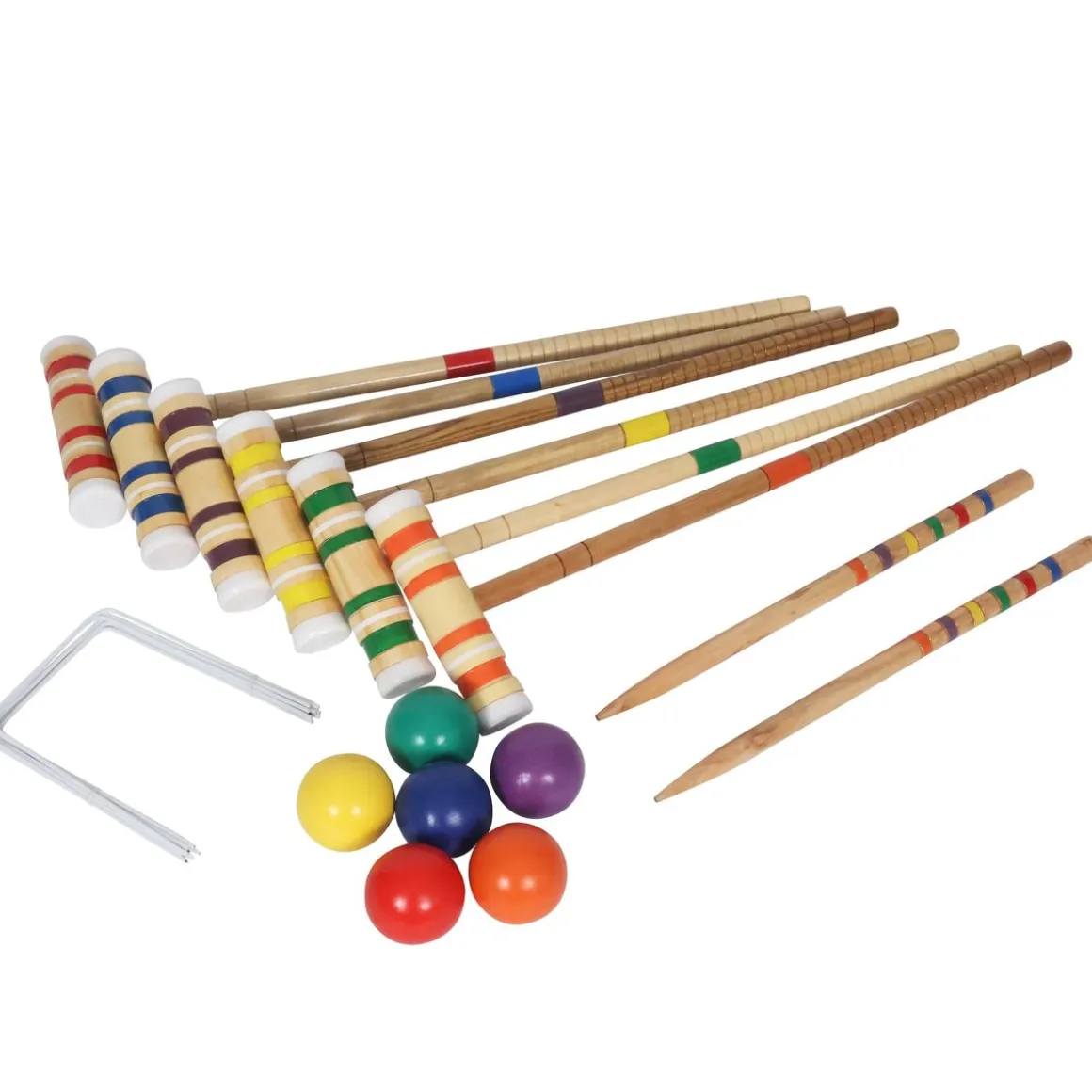 Krocket Spiel Set für 6 Personen