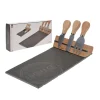 Käseplatte mit Messer 30 x 15 cm