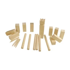 Kubb Wurfspiel Holz 11-teilig natur