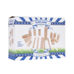 Kubb Wurfspiel Holz 11-teilig natur