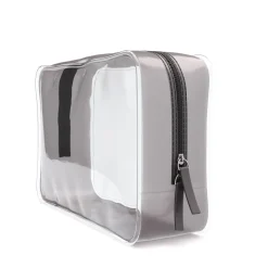 Kulturbeutel Necessaire Set 4-teilig transparent