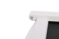 Kundenstopper Kreidetafel mit Ablage 110 x 41 cm weiss