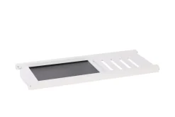 Kundenstopper Kreidetafel mit Ablage 110 x 41 cm weiss