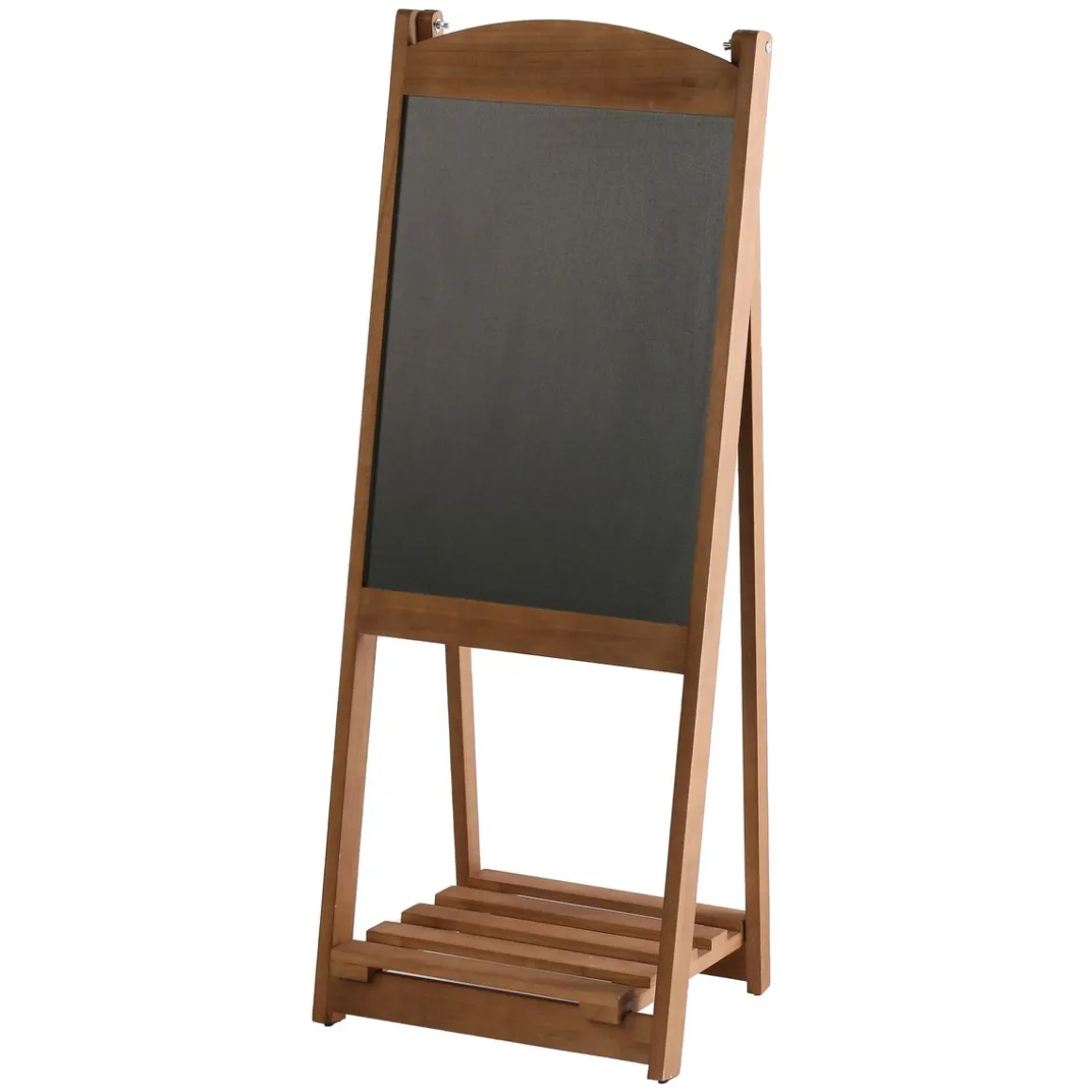 Kundenstopper Kreidetafel mit Ablage 110 x 41 cm natur