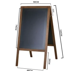 Kundenstopper Kreidetafel 102 x 56 cm braun