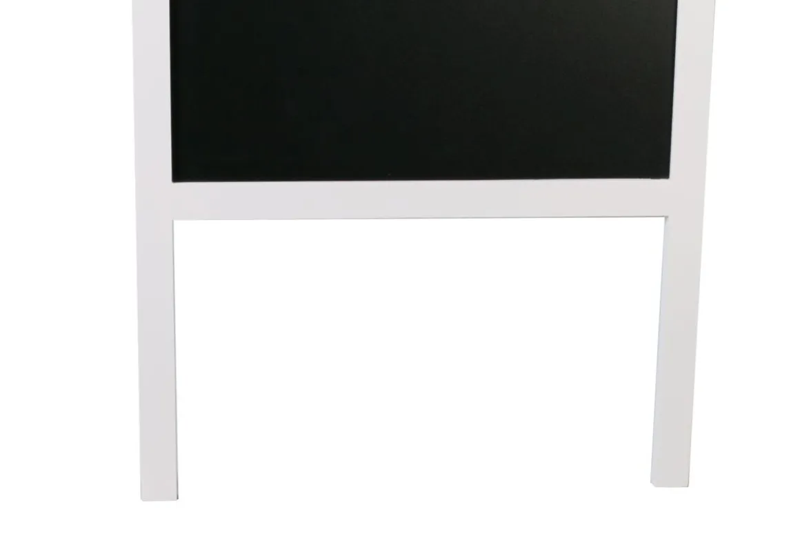 Kundenstopper Kreidetafel 118 x 61 cm weiss