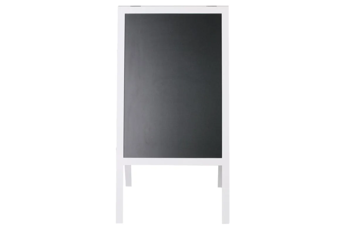 Kundenstopper Kreidetafel 118 x 61 cm weiss