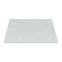 Kurzflor Teppich 140 x 200 cm hellgrau