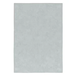 Kurzflor Teppich 140 x 200 cm hellgrau
