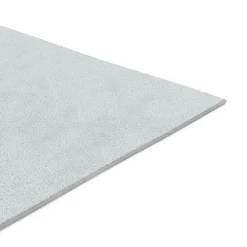 Kurzflor Teppich 140 x 200 cm hellgrau