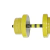 Kurzhantel Set gelb 2 x 10 kg
