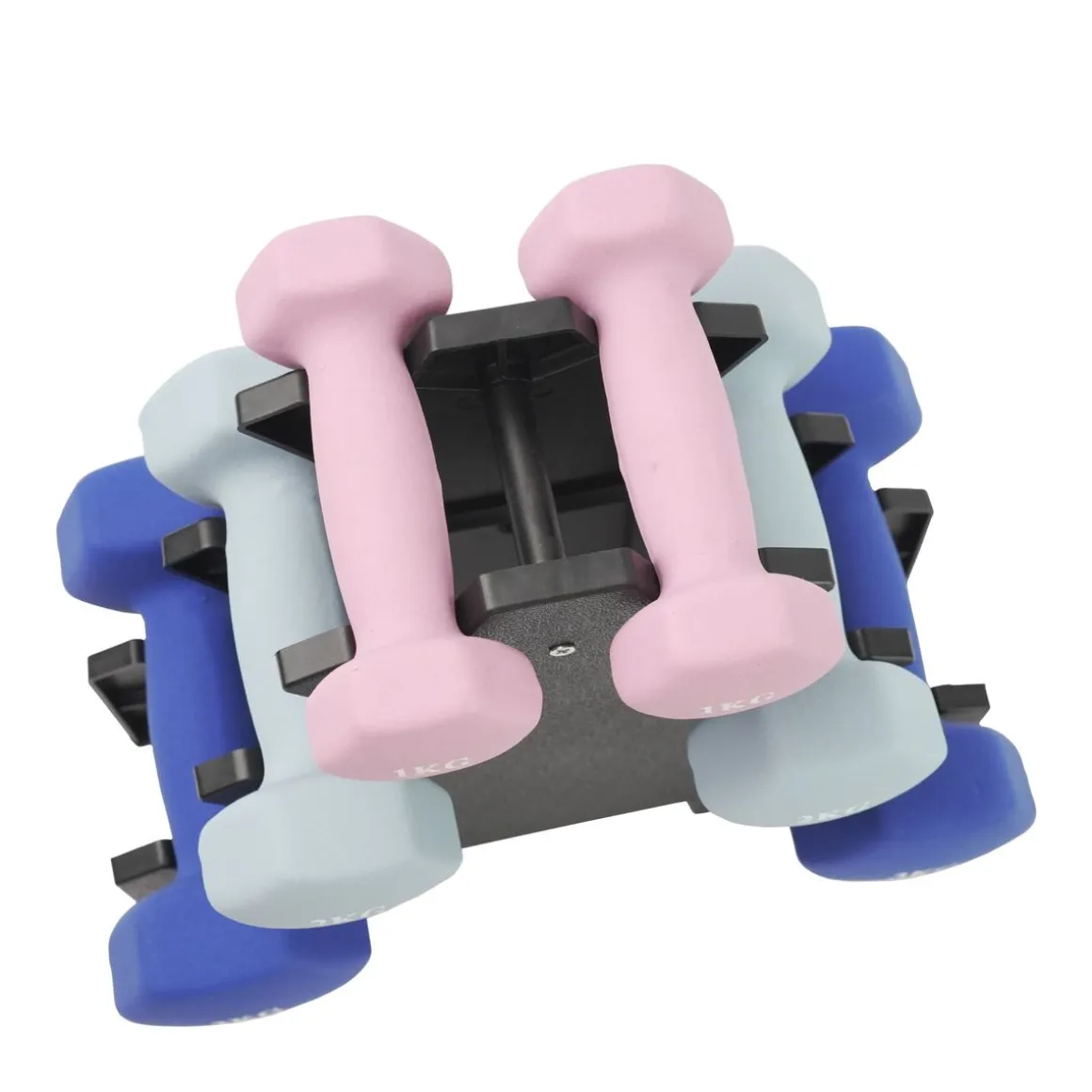 Kurzhantel Set 1 - 3 kg mit Ständer