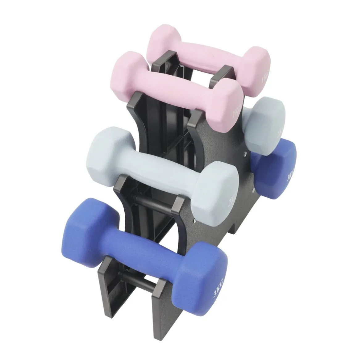 Kurzhantel Set 1 - 3 kg mit Ständer