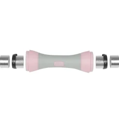 Kurzhantel verstellbar 2 x 1 - 2 kg grau/rosa