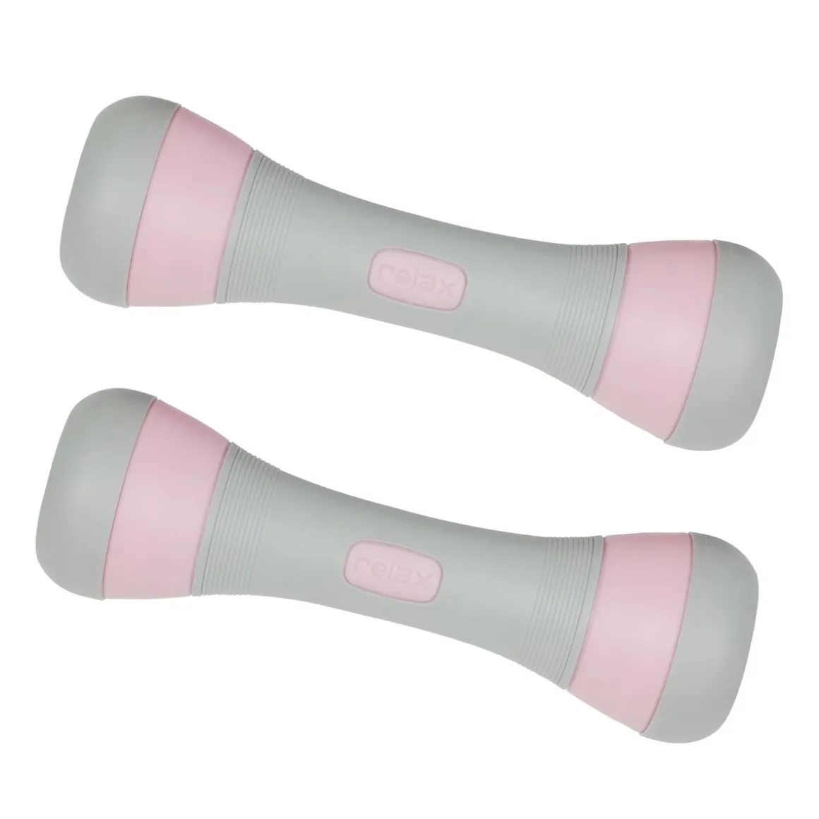 Kurzhantel verstellbar 2 x 1 - 2 kg grau/rosa