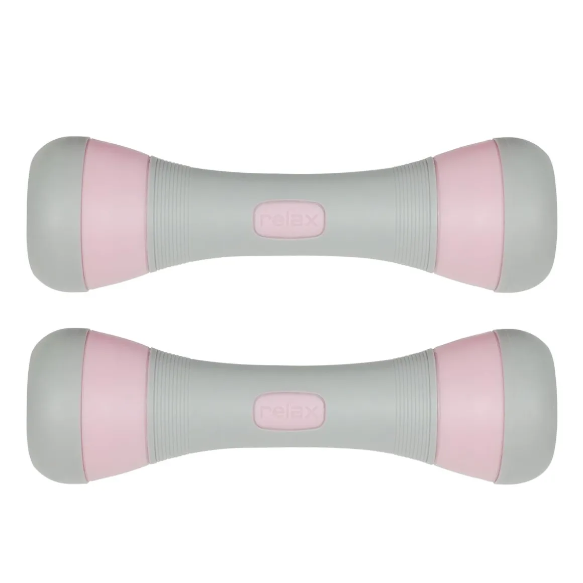 Kurzhantel verstellbar 2 x 1 - 2 kg grau/rosa