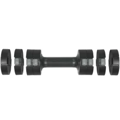 Kurzhantel verstellbar 2 x 1 - 2.5 kg schwarz
