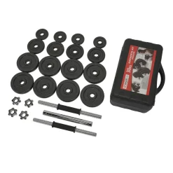 Kurzhantel 2 x 15 kg mit Verlängerungsstange