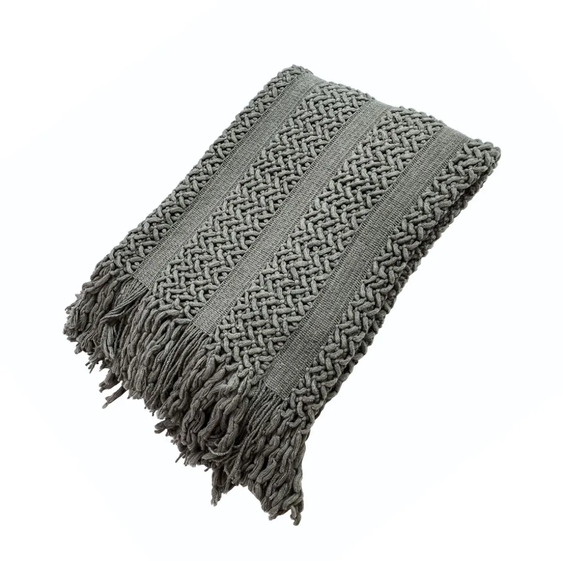 Kuscheldecke DREW 130 x 170 cm anthrazit