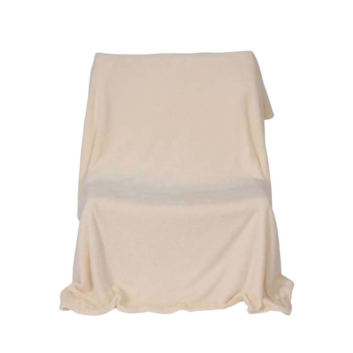Kuscheldecke Fleece KETTY 130 x 170 cm beige