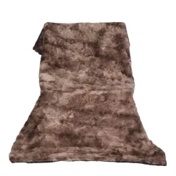Kuscheldecke Kunstfell 127 x 165 cm braun