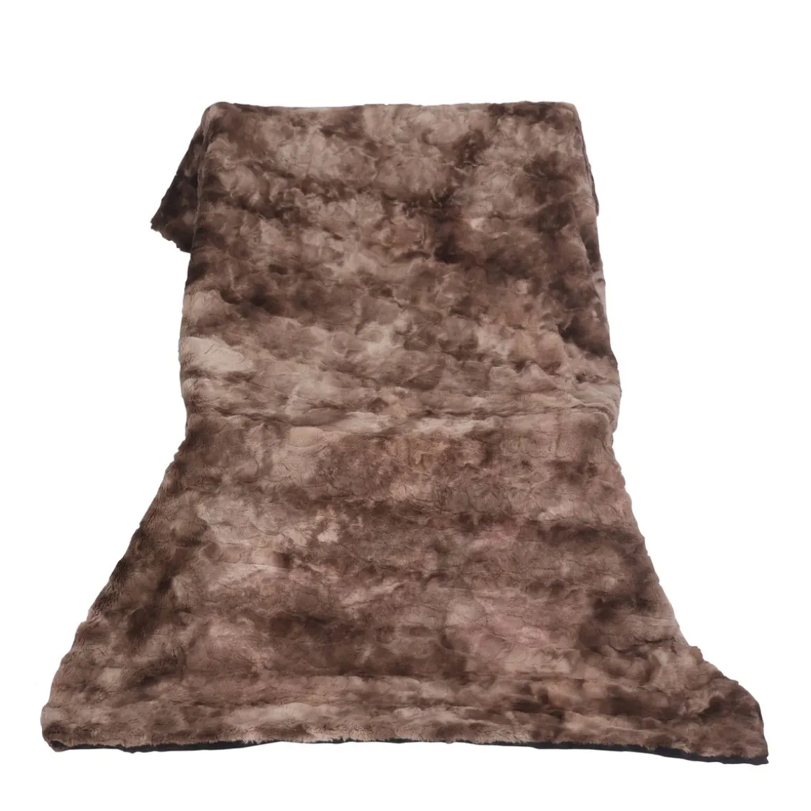 Kuscheldecke Kunstfell 127 x 165 cm braun