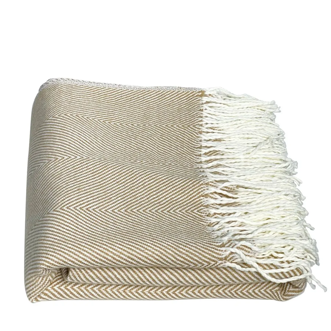 Kuscheldecke SASHA 130 x 170 cm beige