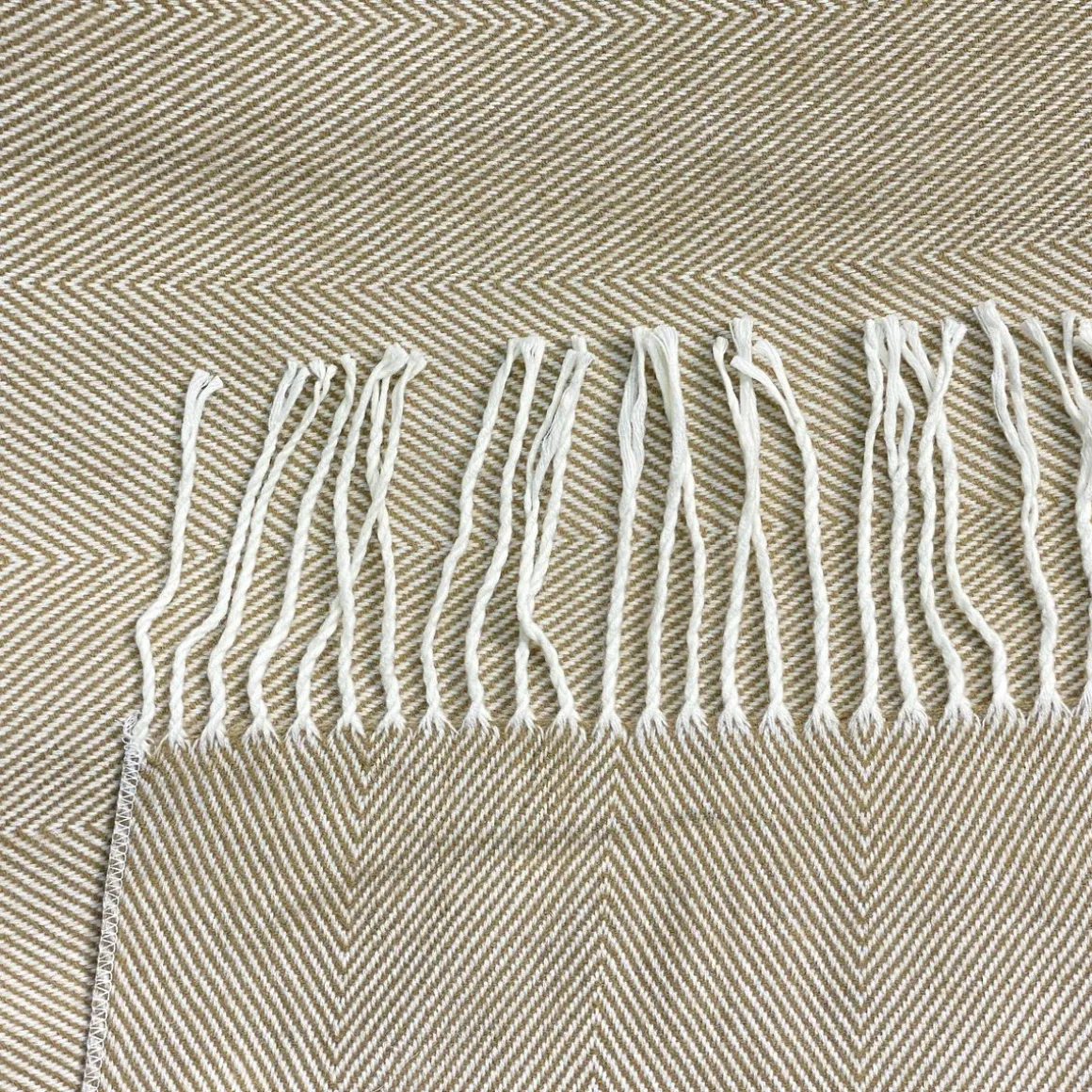 Kuscheldecke SASHA 130 x 170 cm beige
