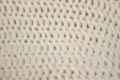 Kuscheldecke Strick 120 x 180 cm creme