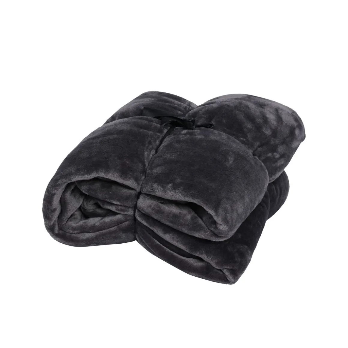 Kuscheldecke 220 x 240 cm anthrazit