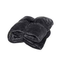 Kuscheldecke 210 x 280 cm anthrazit