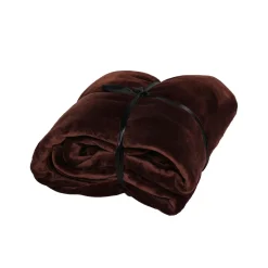 Kuscheldecke 210 x 280 cm braun