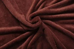 Kuscheldecke 220 x 240 cm braun
