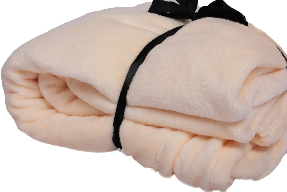 Kuscheldecke 210 x 280 cm creme
