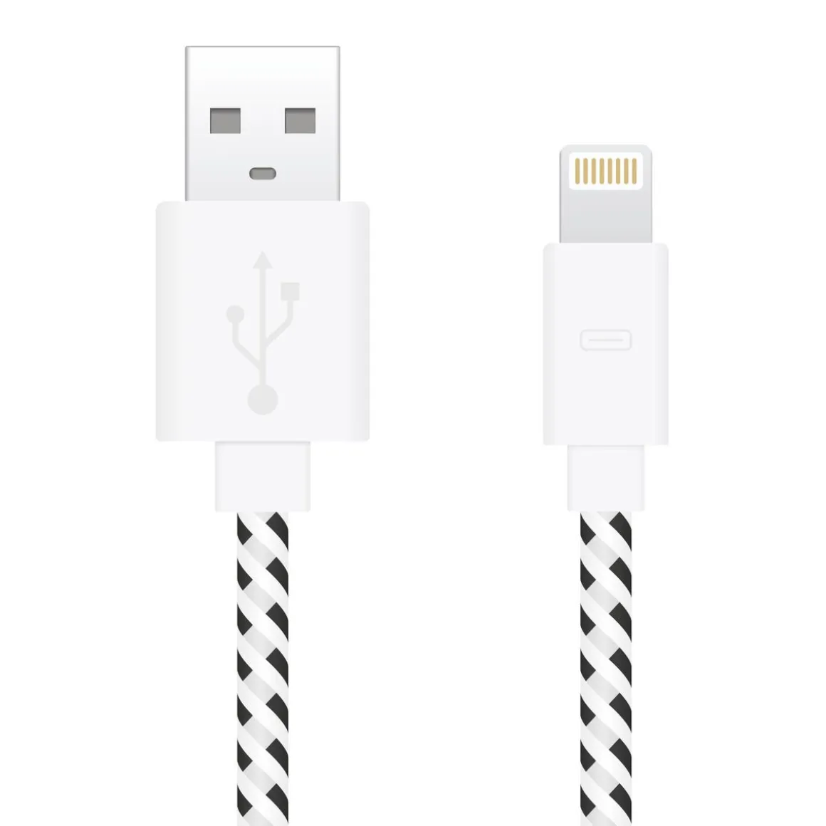 Ladekabel für iPhone 1.5 m weiss