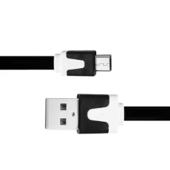 Ladekabel Micro USB schwarz 3 m