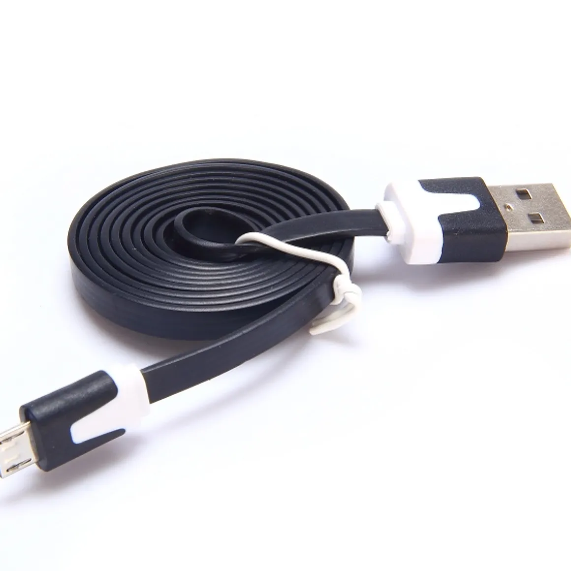 Ladekabel Micro USB schwarz 2 m
