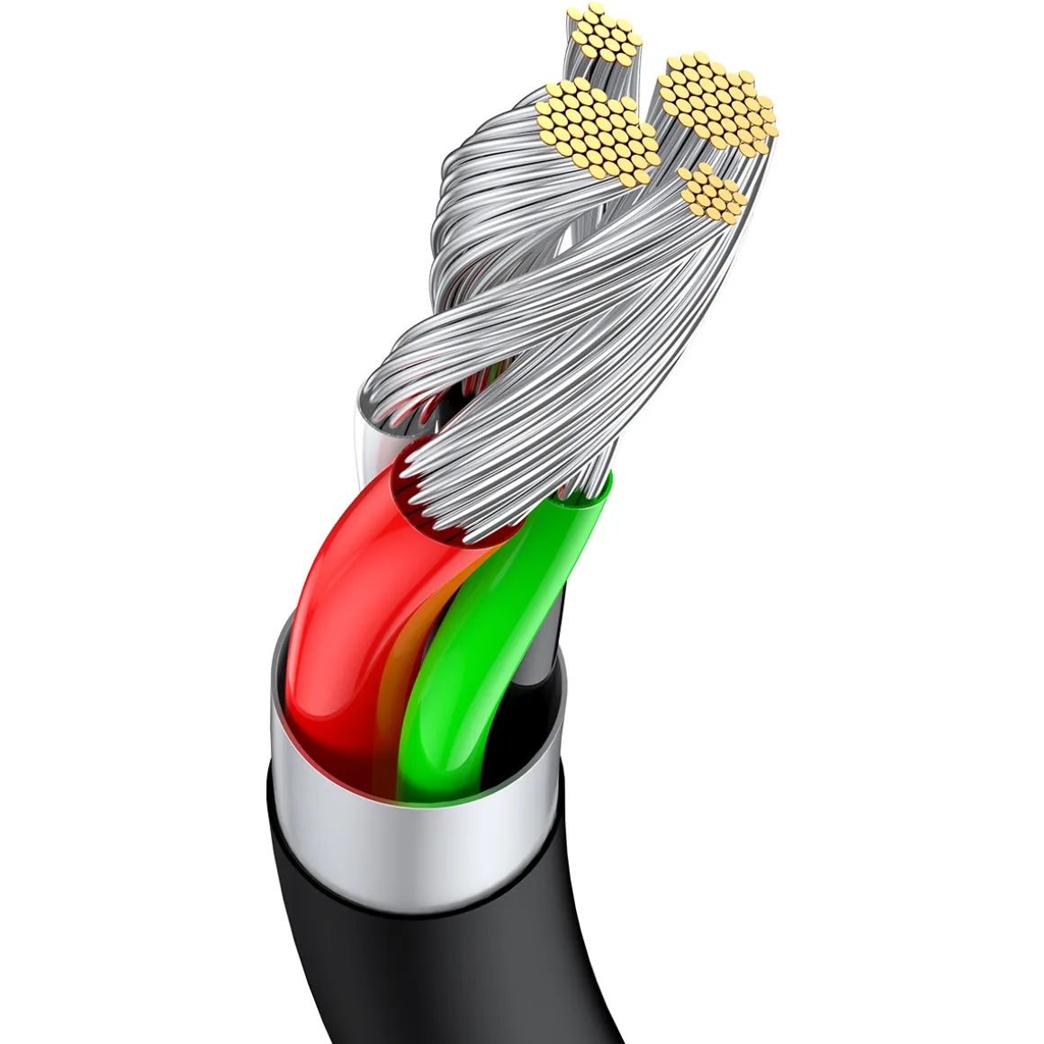 Ladekabel USB Typ C 2 m schwarz
