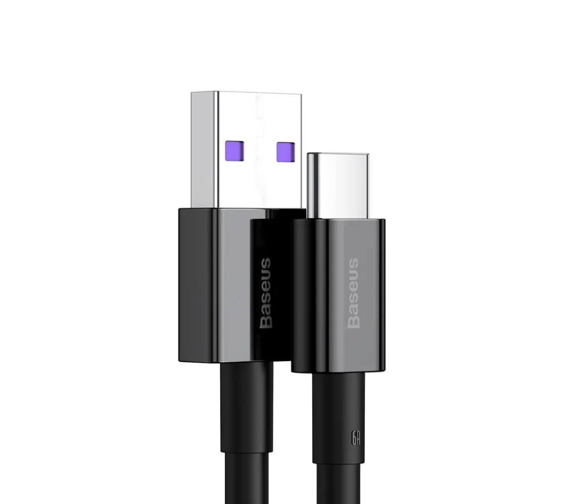 Ladekabel USB Typ C 2 m schwarz