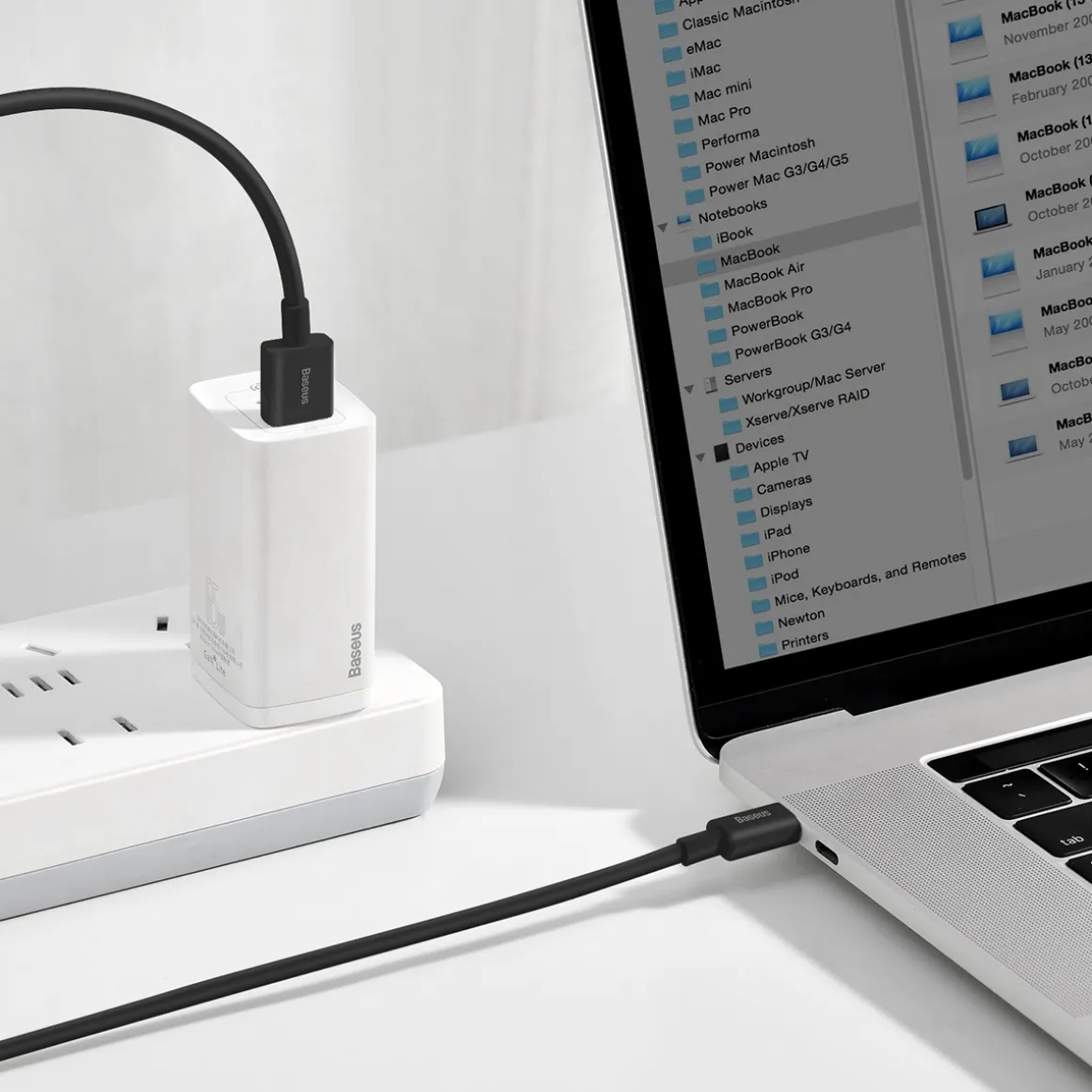 Ladekabel USB Typ C 2 m schwarz