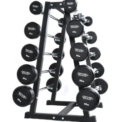 Langhanteln TIGER Komplettset 10-40 kg inkl. Ständer