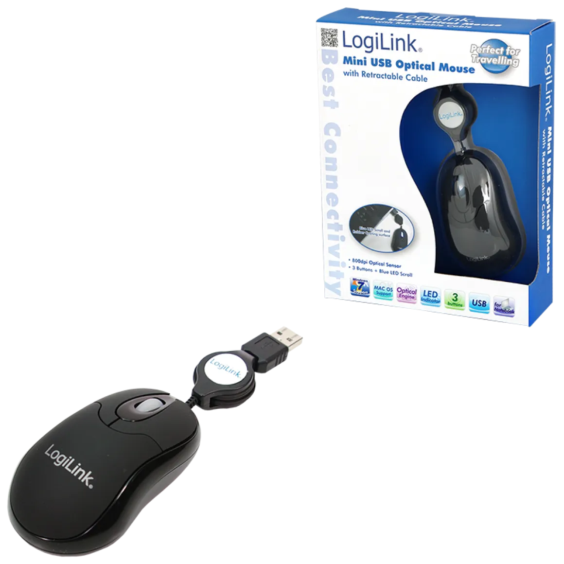 Laptop Maus USB optisch 800 dpi