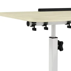 Laptoptisch auf Rollen PALO weiss/hellbraun