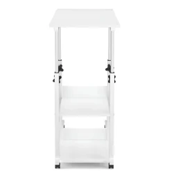 Laptoptisch auf Rollen ROWAN 80 x 40 cm weiss