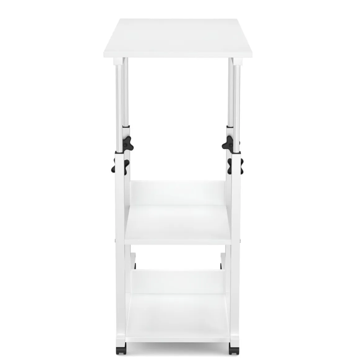 Laptoptisch auf Rollen ROWAN 80 x 40 cm weiss
