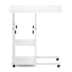 Laptoptisch auf Rollen ROWAN 80 x 40 cm weiss
