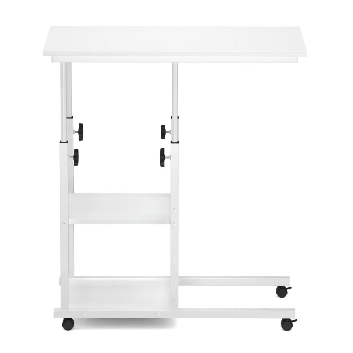 Laptoptisch auf Rollen ROWAN 80 x 40 cm weiss