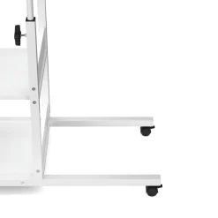 Laptoptisch auf Rollen ROWAN 80 x 40 cm weiss