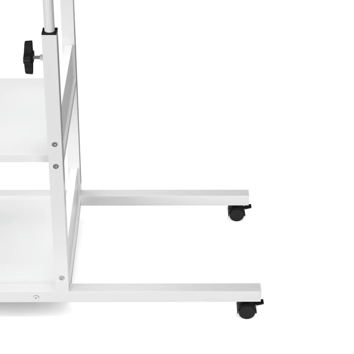 Laptoptisch auf Rollen ROWAN 80 x 40 cm weiss