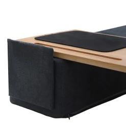 Laptoptisch Bambus mit Kissen natur/anthrazit